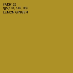 #AD9126 - Lemon Ginger Color Image